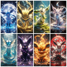 Load image into Gallery viewer, Pokemon Eevee - Diamond Painting - 30*55cm