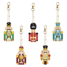 Load image into Gallery viewer, 6/5Pcs/Set-Animal-Double Side Drill-Diamond Keychain