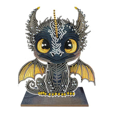 Load image into Gallery viewer, Owl-Single Side Drill-Wooden Diamond Desktop Ornament
