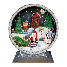 Load image into Gallery viewer, Owl-Single Side Drill-Wooden Diamond Desktop Ornament