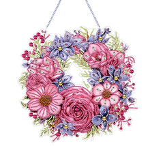 Load image into Gallery viewer, Flower Garland-Single Side Drill-Diamond Pendant