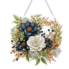 Load image into Gallery viewer, Flower Garland-Single Side Drill-Diamond Pendant