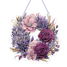 Load image into Gallery viewer, Flower Garland-Single Side Drill-Diamond Pendant