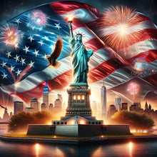 Load image into Gallery viewer, American Eagle-Full Round Diamond Painting-30x30cm