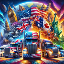 Load image into Gallery viewer, American Eagle-Full Round Diamond Painting-30x30cm