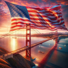 Load image into Gallery viewer, American Eagle-Full Round Diamond Painting-30x30cm