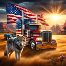 Load image into Gallery viewer, American Eagle-Full Round Diamond Painting-30x30cm