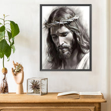 Load image into Gallery viewer, Jesus-Full Round Diamond Painting-30x40cm