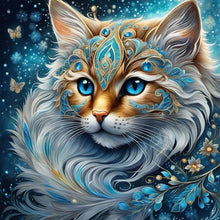 Load image into Gallery viewer, Cat-Full Round Diamond Painting-30x30cm