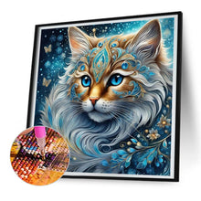 Load image into Gallery viewer, Cat-Full Round Diamond Painting-30x30cm