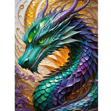 Load image into Gallery viewer, Dragon-Full Round Diamond Painting-30x40cm
