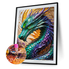 Load image into Gallery viewer, Dragon-Full Round Diamond Painting-30x40cm