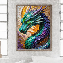 Load image into Gallery viewer, Dragon-Full Round Diamond Painting-30x40cm