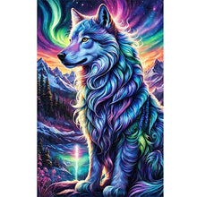 Load image into Gallery viewer, Aurora Animal-Full Round Diamond Painting-40x60cm-Large Size