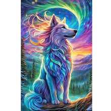 Load image into Gallery viewer, Aurora Animal-Full Round Diamond Painting-40x60cm-Large Size