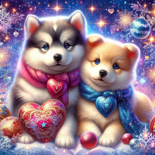 Load image into Gallery viewer, Dog-Full Round Diamond Painting-30x30cm