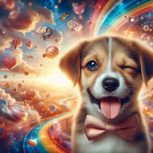 Load image into Gallery viewer, Dog-Full Round Diamond Painting-30x30cm