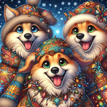 Load image into Gallery viewer, Dog-Full Round Diamond Painting-30x30cm