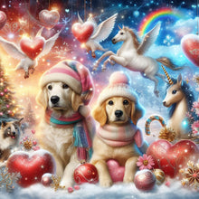 Load image into Gallery viewer, Dog-Full Round Diamond Painting-30x30cm