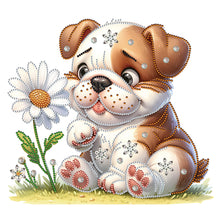 Load image into Gallery viewer, Bulldog-Partial Special Diamond Painting-35x30cm
