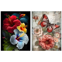 Load image into Gallery viewer, Flower-Full Square Diamond Painting-30x40cm