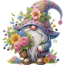 Load image into Gallery viewer, Flower Gnome-Partial Special Diamond Painting-30x30cm