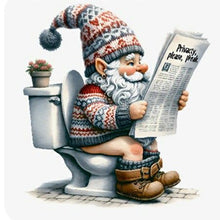 Load image into Gallery viewer, Gnome-Full Round Diamond Painting-30x30cm