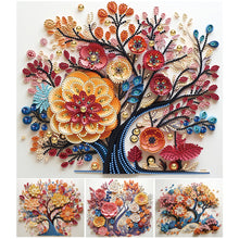 Load image into Gallery viewer, Life Tree-Partial Special Diamond Painting-35x30cm