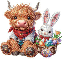 Load image into Gallery viewer, Highland Yak-Partial Special Diamond Painting-30x30cm