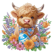 Load image into Gallery viewer, Highland Yak-Partial Special Diamond Painting-30x30cm