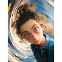 Load image into Gallery viewer, Girl-Full Round Diamond Painting-30x40cm