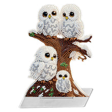 Load image into Gallery viewer, Animal-Single Side Drill-Wooden Diamond Desktop Ornament