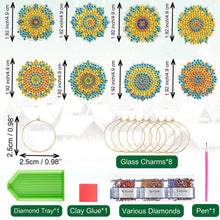 Load image into Gallery viewer, 6/8Pcs/Set-Animal-Wine Glass Pendant-Diamond Pendant-JH-JBG017