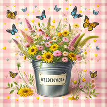 Load image into Gallery viewer, Flower-Full Round Diamond Painting-30x30cm