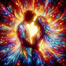 Load image into Gallery viewer, Colorful Dance In The Rain-Full Round Diamond Painting-30x30cm