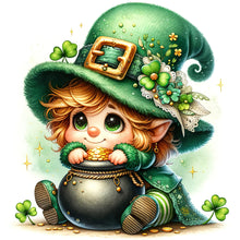 Load image into Gallery viewer, Gnome-Full Round Diamond Painting-30x30cm