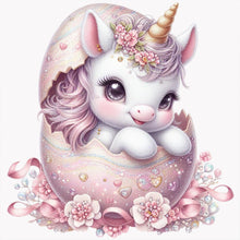 Load image into Gallery viewer, Jeweled Dinosaur Egg-Full Round Diamond Painting-30x30cm