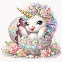 Load image into Gallery viewer, Jeweled Dinosaur Egg-Full Round Diamond Painting-30x30cm