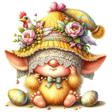 Load image into Gallery viewer, Easter Gnome-Full Round Diamond Painting-30x30cm