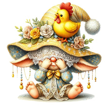 Load image into Gallery viewer, Easter Gnome-Full Round Diamond Painting-30x30cm