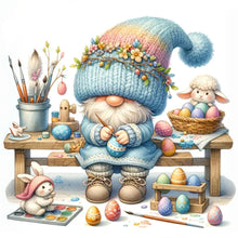 Load image into Gallery viewer, Easter Gnome-Full Round Diamond Painting-30x30cm