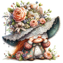 Load image into Gallery viewer, Easter Gnome-Full Round Diamond Painting-30x30cm
