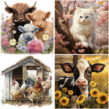 Load image into Gallery viewer, Animal-Full Round Diamond Painting-30x30cm