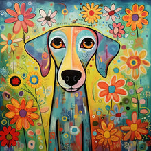 Load image into Gallery viewer, Cartoon Puppy-Full Round Diamond Painting-30x30cm
