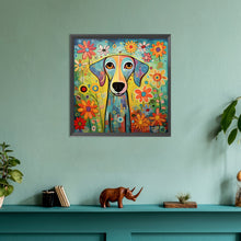 Load image into Gallery viewer, Cartoon Puppy-Full Round Diamond Painting-30x30cm