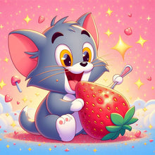 Load image into Gallery viewer, Tomcat-Full Round Diamond Painting-30x30cm