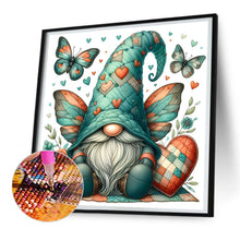 Load image into Gallery viewer, Butterfly Gnome-Full Round Diamond Painting-30x30cm