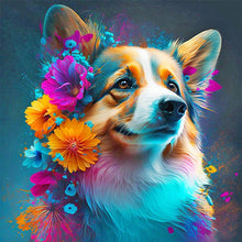 Load image into Gallery viewer, Dog-Full Round Diamond Painting-30x30cm