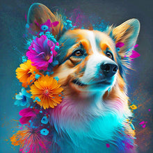 Load image into Gallery viewer, Dog-Full Round Diamond Painting-30x30cm