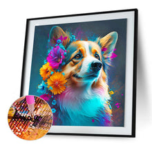 Load image into Gallery viewer, Dog-Full Round Diamond Painting-30x30cm